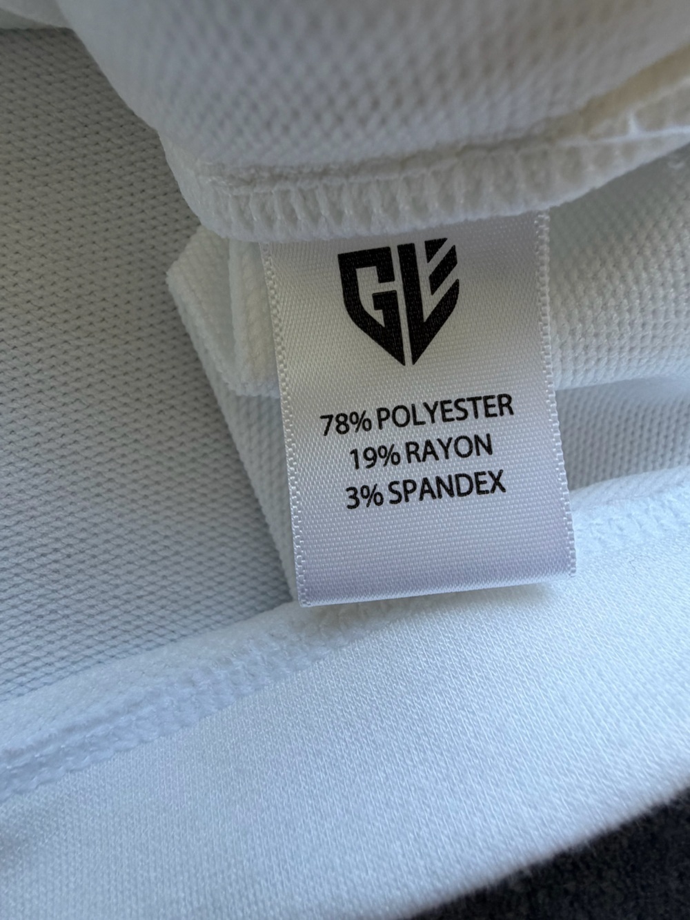GRAHAM Luxe Men’s White 1/4 Zip Pullover Shirt Size 2XL Athletic Stretch - Picture 8 of 8